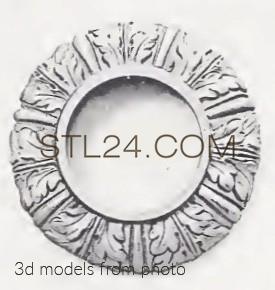 Розетки (ROSETTE_1337 -  | 3D model 3DSMAX / OBJ / STL) 3D модель для ЧПУ станка